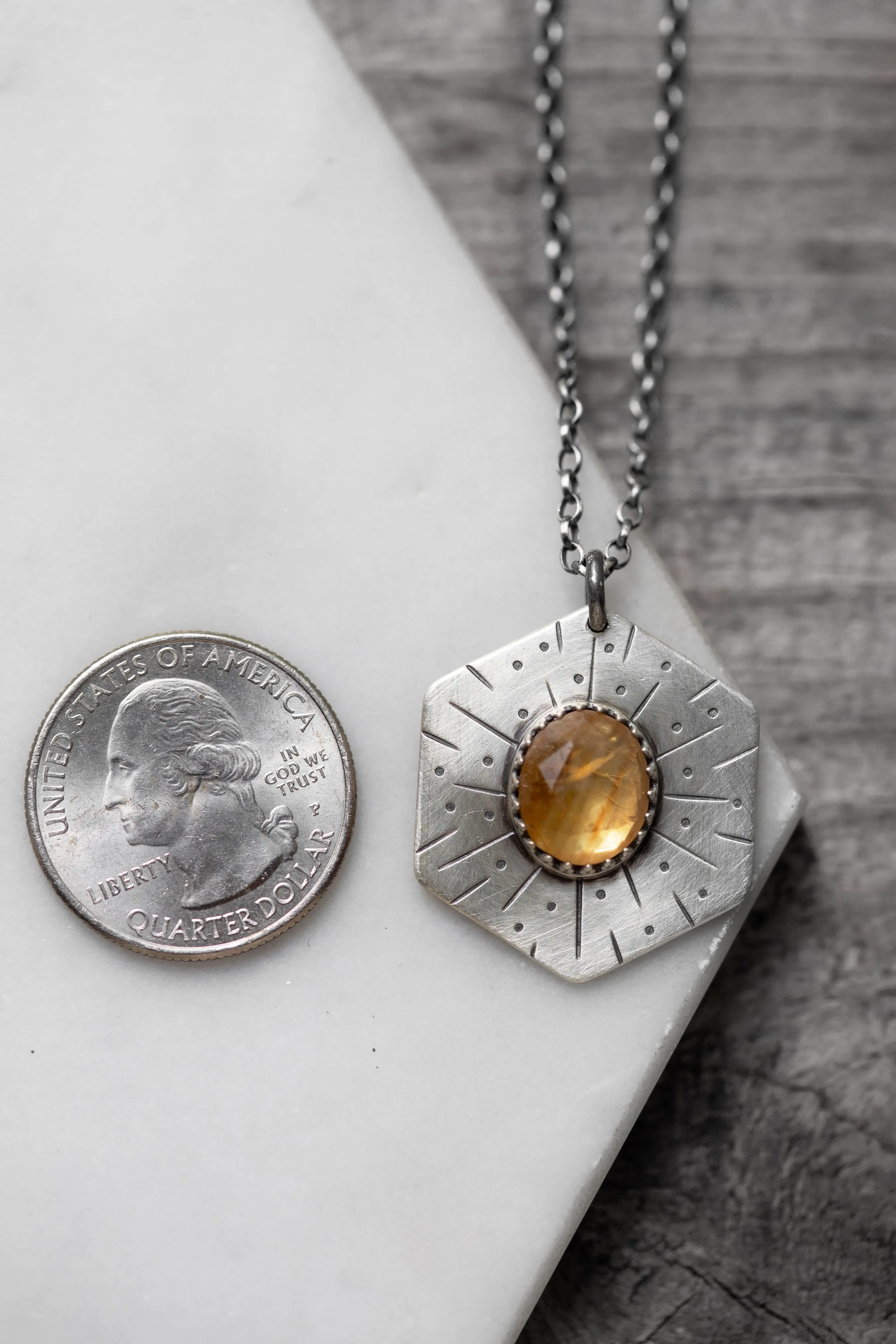 Honeybee Compass Necklace | #14