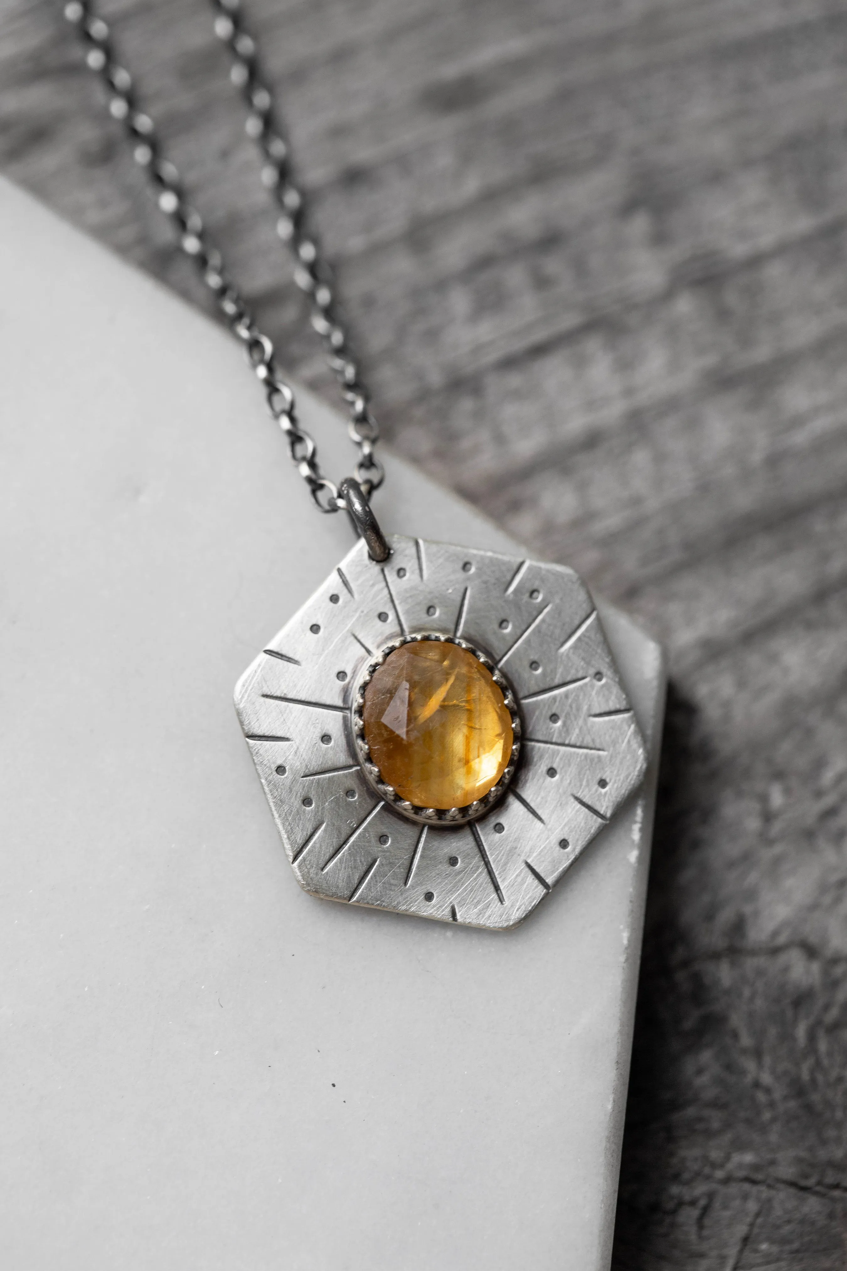 Honeybee Compass Necklace | #14