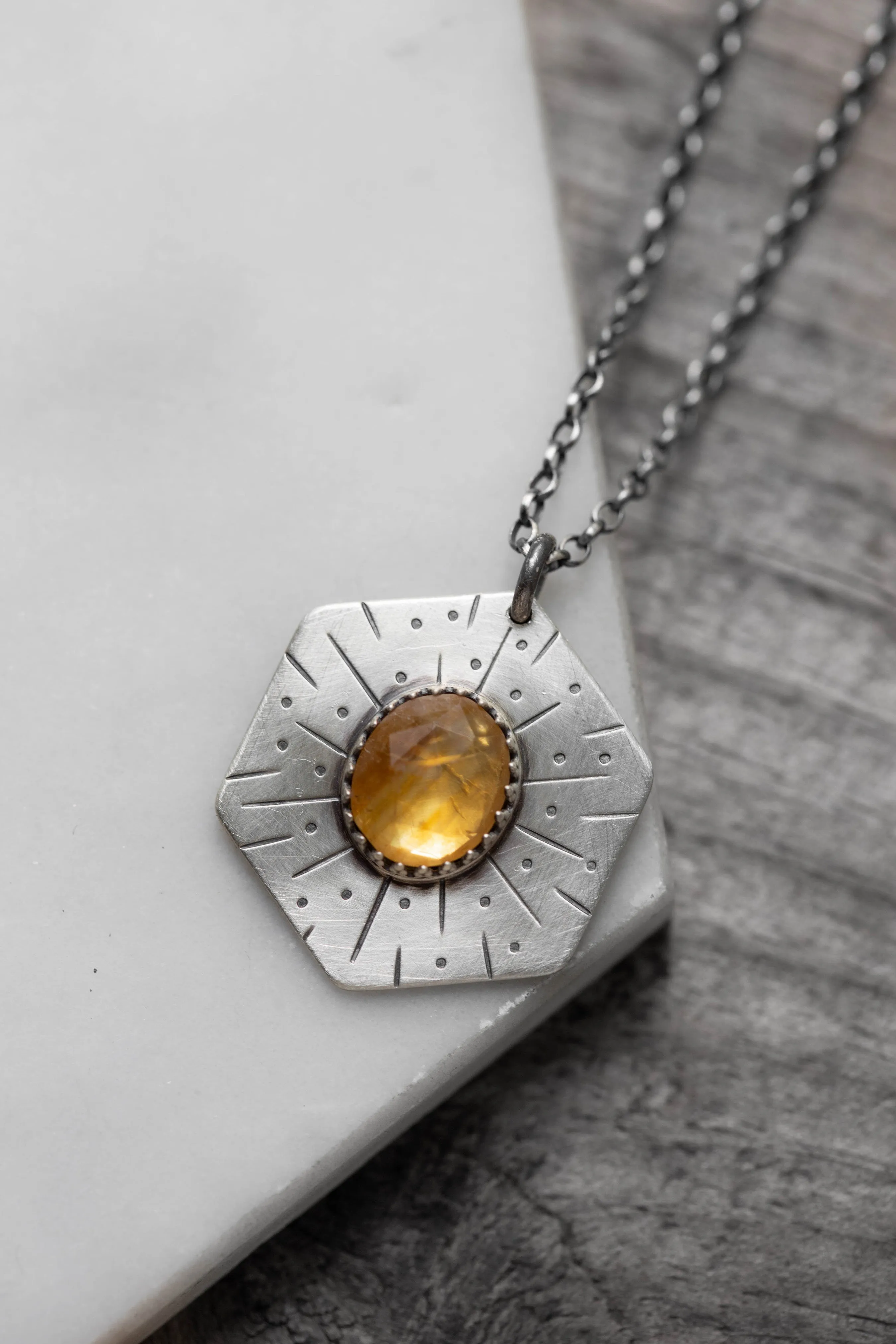Honeybee Compass Necklace | #14
