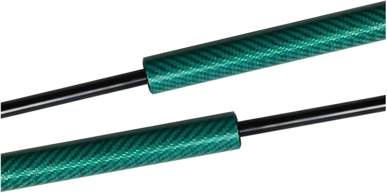 Hood Struts 1994-1997 Compatible with Daewoo Cielo Heaven Pointer Racer Compatible with Nexia Front Bonnet Dampers Lift Support Shock Absorber Rod(Carbon Fiber Green)