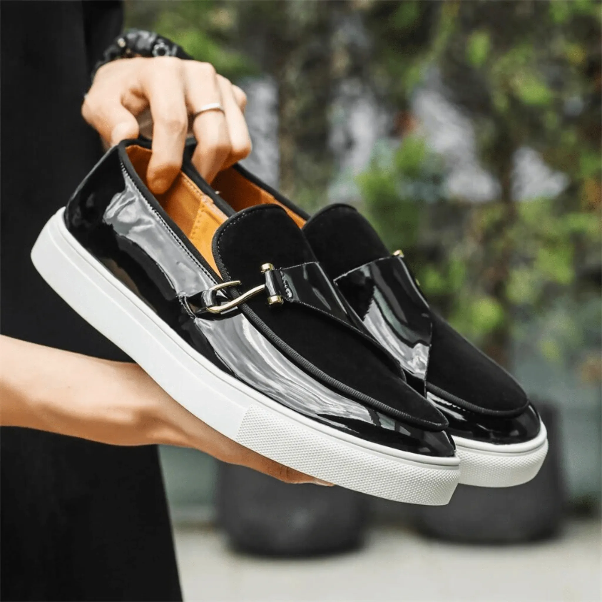 Hook Leather Loafers