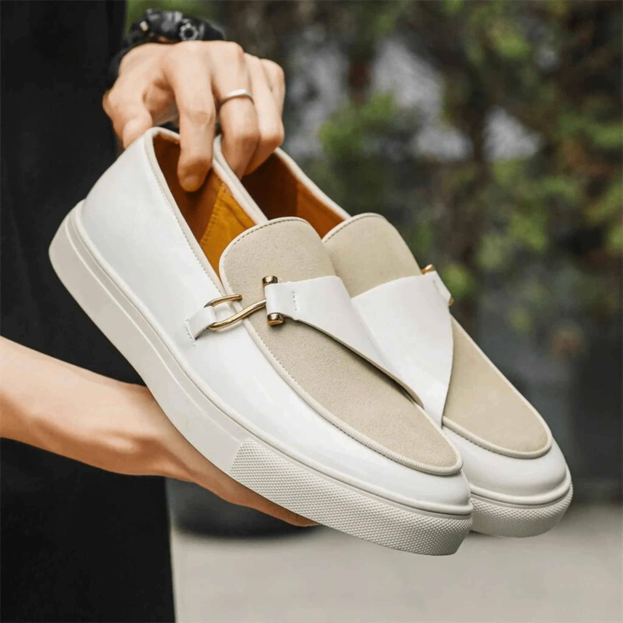 Hook Leather Loafers