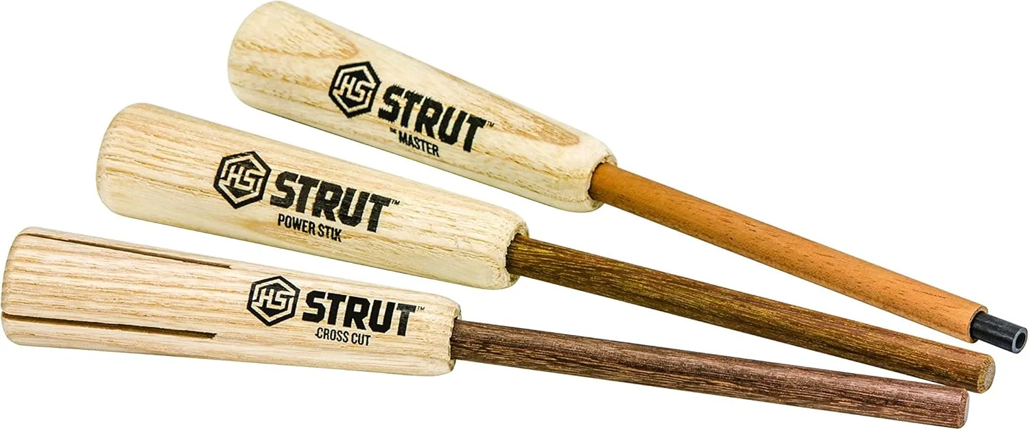 Hunters Specialties Realistic Sounds Easy-to-Use Weather Resistant H.S. Strut Quick Strike Peg Pack of 3