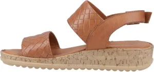 Hush Puppies Women's Ebony Woven, Tan, 9