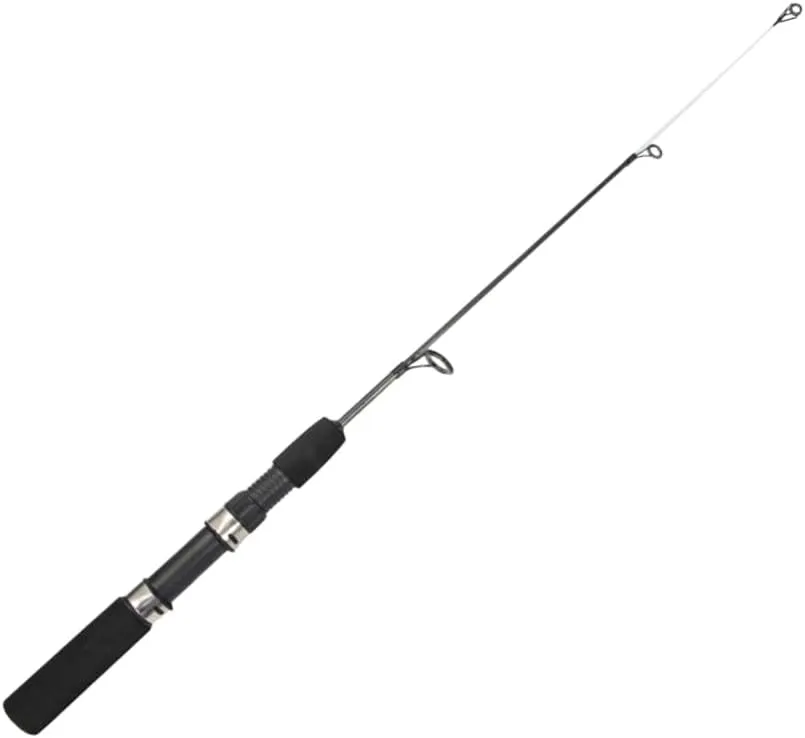 Ice Fishing Rod, Telescopic Carbon Fiber High Sensitive Ice Rod with Silicone Handle for Freshwater Saltwater Fishing Men Women