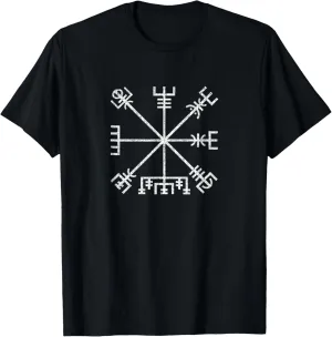 Icelandic Vegvisir (wayfinder) Norse Viking Symbol T-Shirt