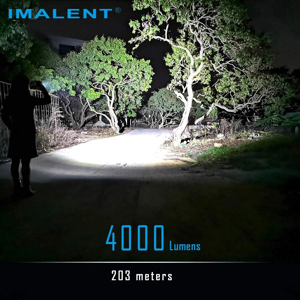 IMALENT LD70 Pocket EDC Flashlight, 4000 Lumens Compact Bright Powerful Flashlights with CREE XHP70.2 LED, Rechargeable Handheld Torch for Camping and Hiking (Royal Blue)