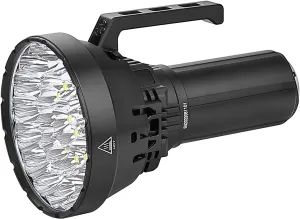 IMALENT MS32W Brightest Flashlight 200,000 Lumens, Cree XHP70.2 LEDs Tactical Flashlights High Lumens with 8 Modes Type-C Rechargeable Flash Light for Outdoor, Emergency and Caving (MS32W)