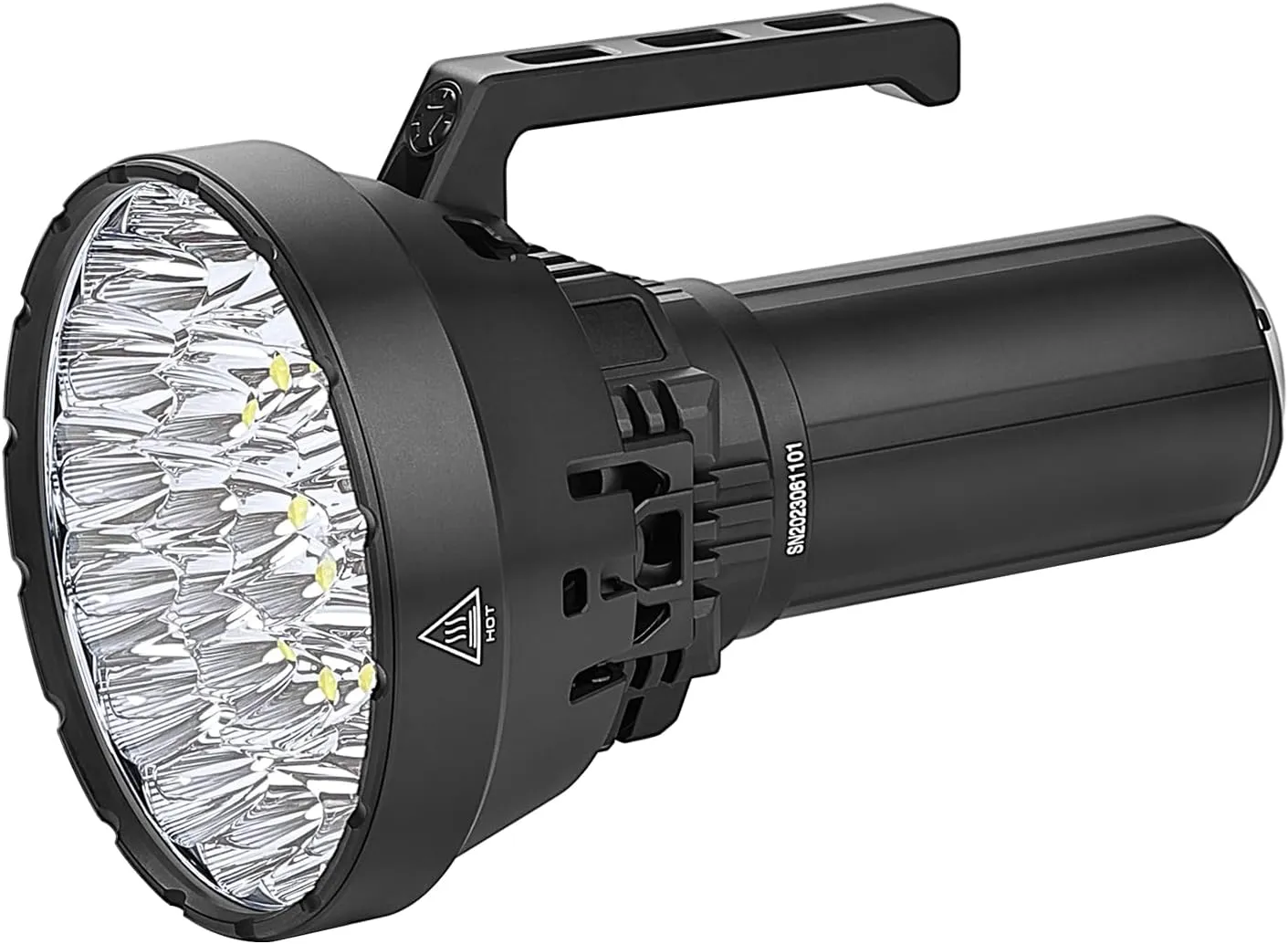 IMALENT MS32W Brightest Flashlight 200,000 Lumens, Cree XHP70.2 LEDs Tactical Flashlights High Lumens with 8 Modes Type-C Rechargeable Flash Light for Outdoor, Emergency and Caving (MS32W)