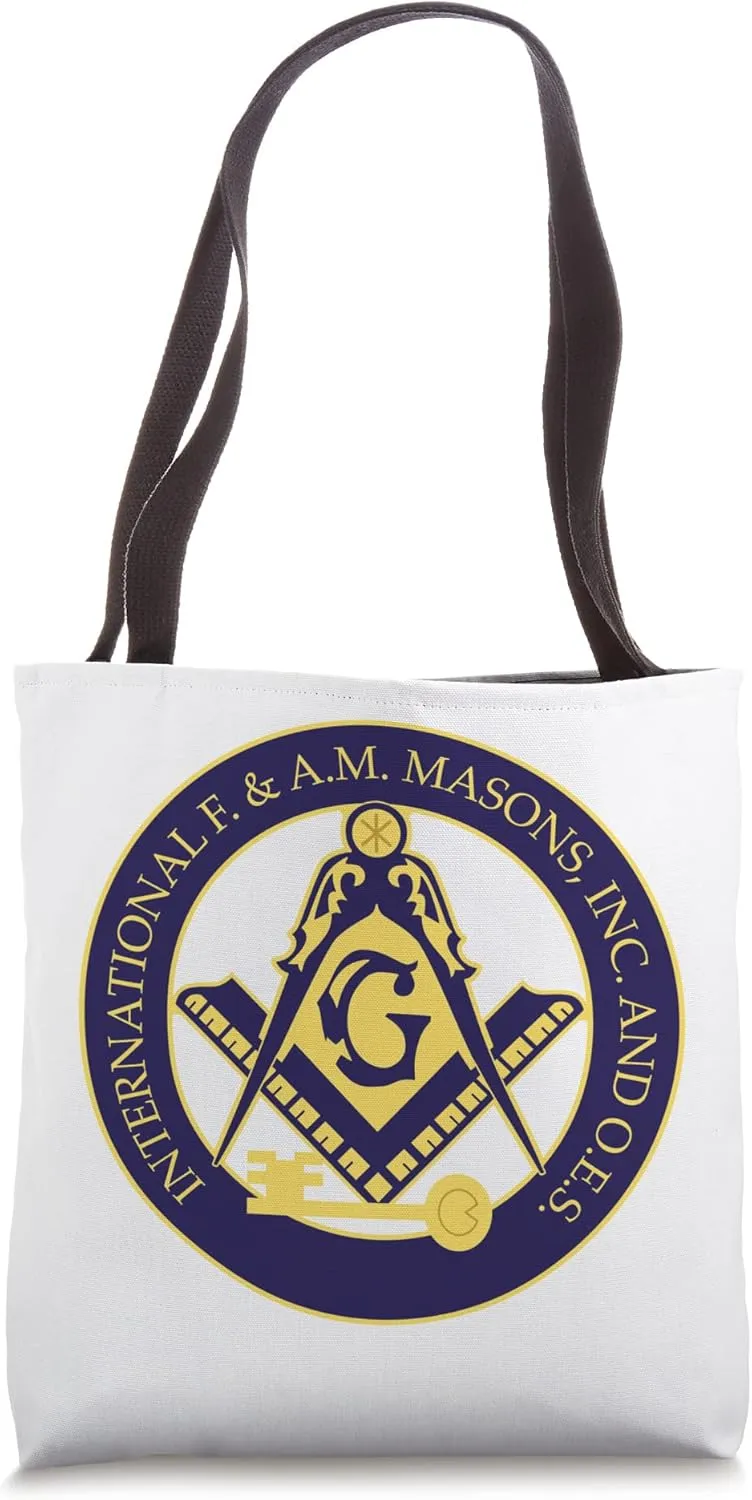 International Mason Free Accepted Masonic OES IFAMM Lodge Tote Bag
