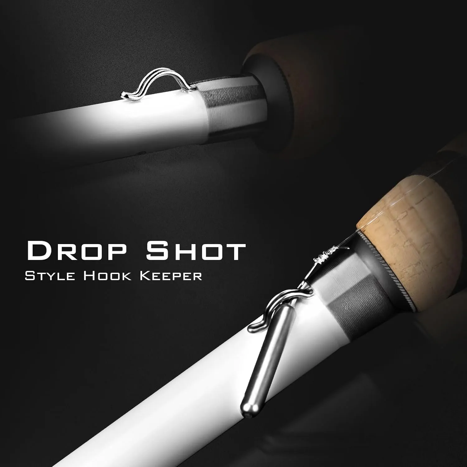 KastKing Assegai Bass Fishing Rods, IM9 Graphite Blanks Casting & Spinning Rods, Fuji Guides & Reel Seats, 15 Technique Specific Fishing Rods, Cork Handles, Carbon Fiber Fighting Butt, DS Hook Keeper