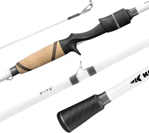 KastKing Assegai Bass Fishing Rods, IM9 Graphite Blanks Casting & Spinning Rods, Fuji Guides & Reel Seats, 15 Technique Specific Fishing Rods, Cork Handles, Carbon Fiber Fighting Butt, DS Hook Keeper