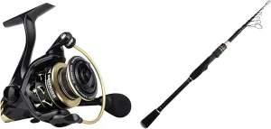 KastKing Blackhawk II Telescopic Fishing Rods & KastKing Valiant Eagle Spinning Reels