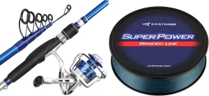 KastKing Compass Telescopic Fishing Rods and Combo & KastKing Superpower Braided Fishing Line