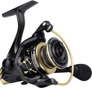 KastKing Valiant Eagle Gold Spinning Reel - 6.2:1 High-Speed Gear Ratio, Freshwater and Saltwater Fishing Reel, Faster Line Retrieve, Braid Ready Spool, 7 1 Shielded Stainless Steel Ball Bearings