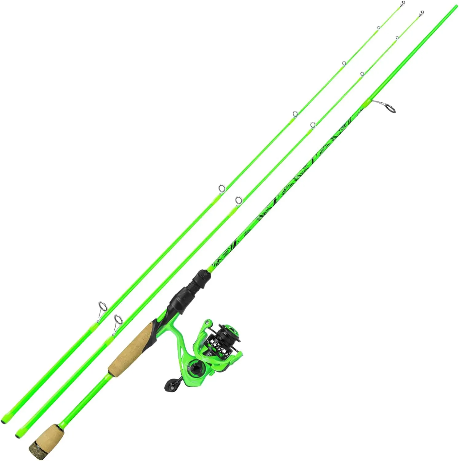 KastKing Zephyr Dual-tip Fishing Rod & Reel Combo, Dual Tips Section for Different Powers, IM6 Graphite 2Pc Blanks, KastFlex Technology, Rubber Cork Handle, Integrate Hook Keeper, 8 Models