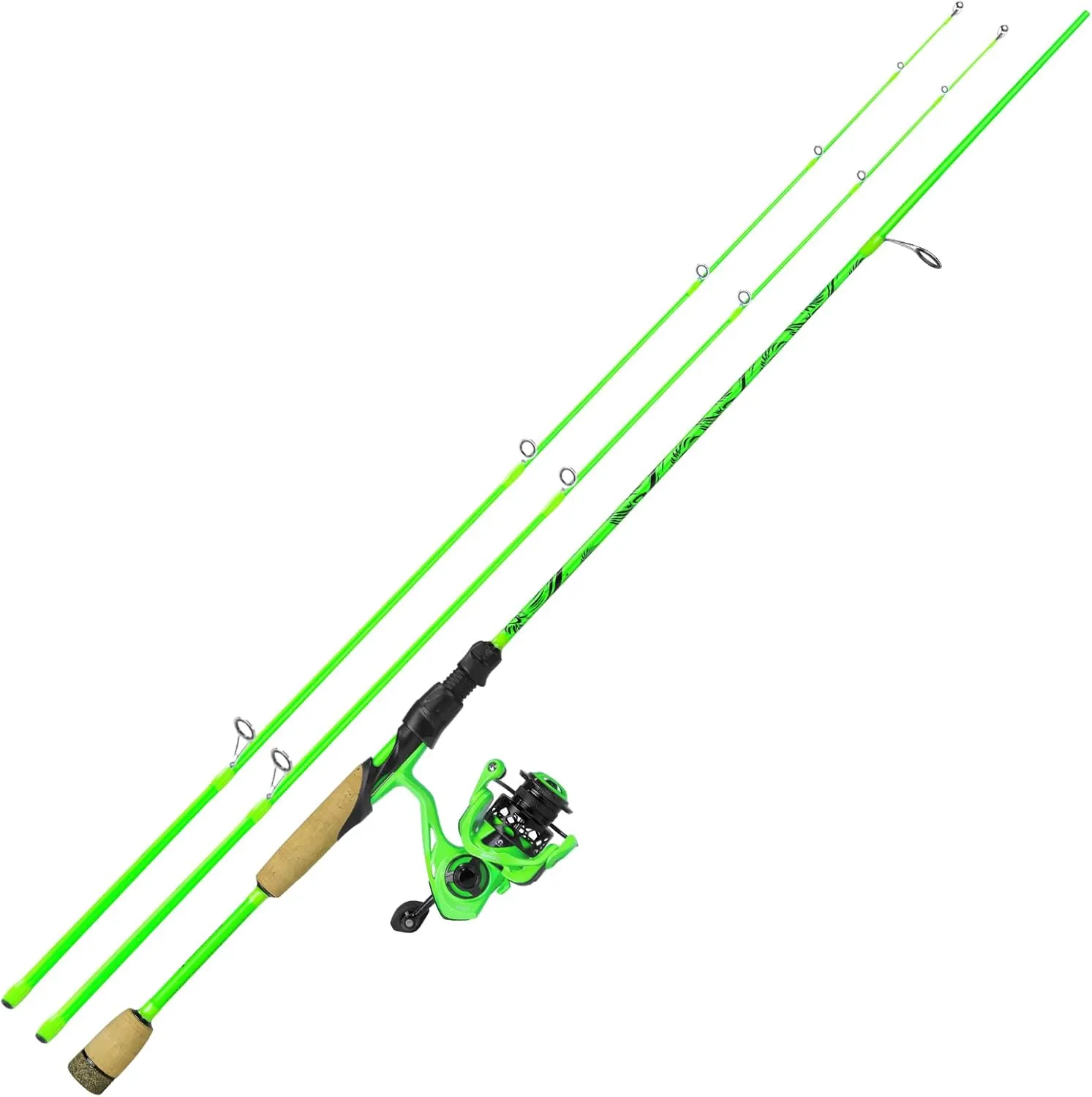 KastKing Zephyr Dual-tip Fishing Rod & Reel Combo, Dual Tips Section for Different Powers, IM6 Graphite 2Pc Blanks, KastFlex Technology, Rubber Cork Handle, Integrate Hook Keeper, 8 Models
