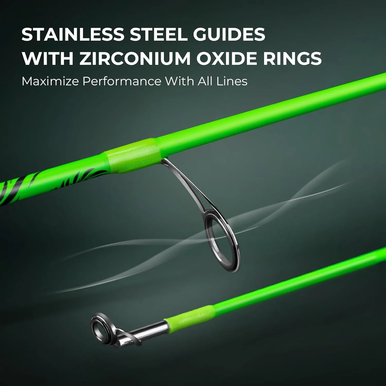 KastKing Zephyr Dual-tip Fishing Rod & Reel Combo, Dual Tips Section for Different Powers, IM6 Graphite 2Pc Blanks, KastFlex Technology, Rubber Cork Handle, Integrate Hook Keeper, 8 Models