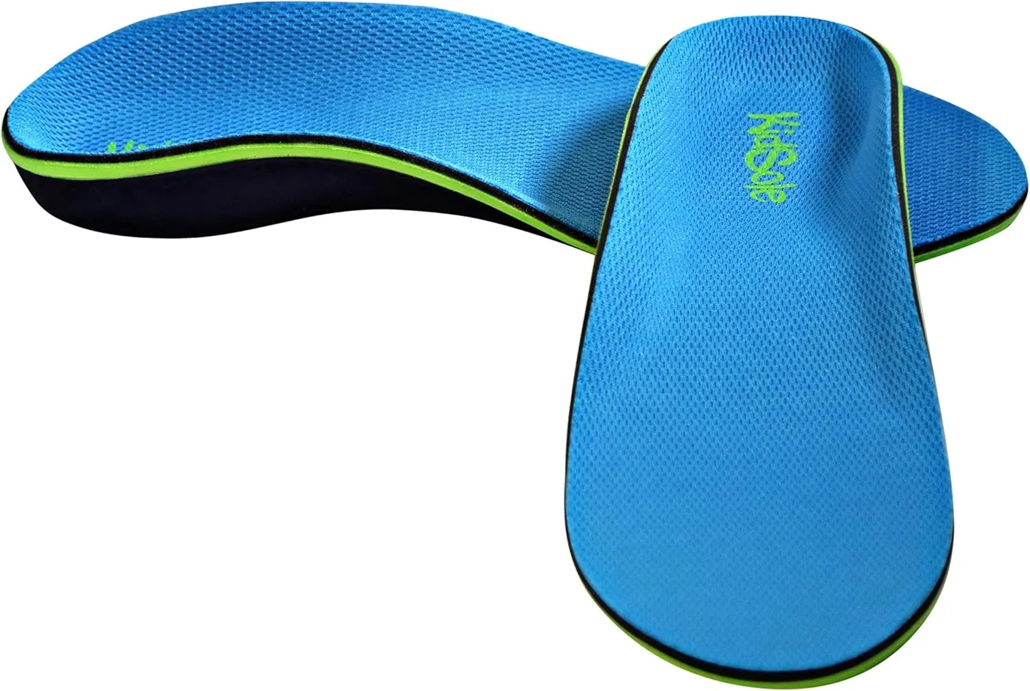 KidSole Stealth Fighter: High Arch Support Insole. Slim Profile, Strong Arch, Soft Memory Foam Top & Lightweight Design. Inward/Falling Ankle Correction ((21 CM US Toddler Size 11-2))