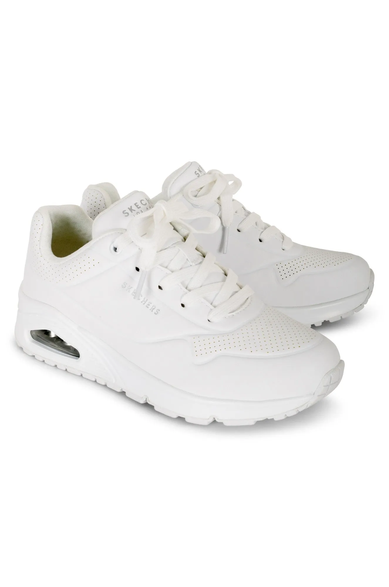Lace up with memory foam insole | WHITE | 73690 B1