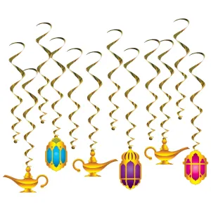 Lantern & Lamp Party Whirls (12 per Package)