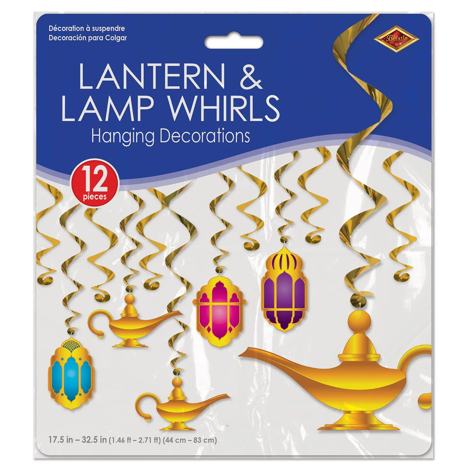 Lantern & Lamp Party Whirls (12 per Package)