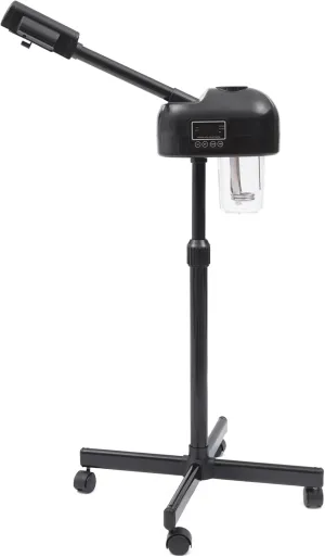 LCD Ozone Facial Steamer Professional for Clean Skin, Skin Care Use at Home, Beauty Salon, Spa with Hot Mist, Professional 2 In1 Facial Steamer with Timer Function, Adjustable Height