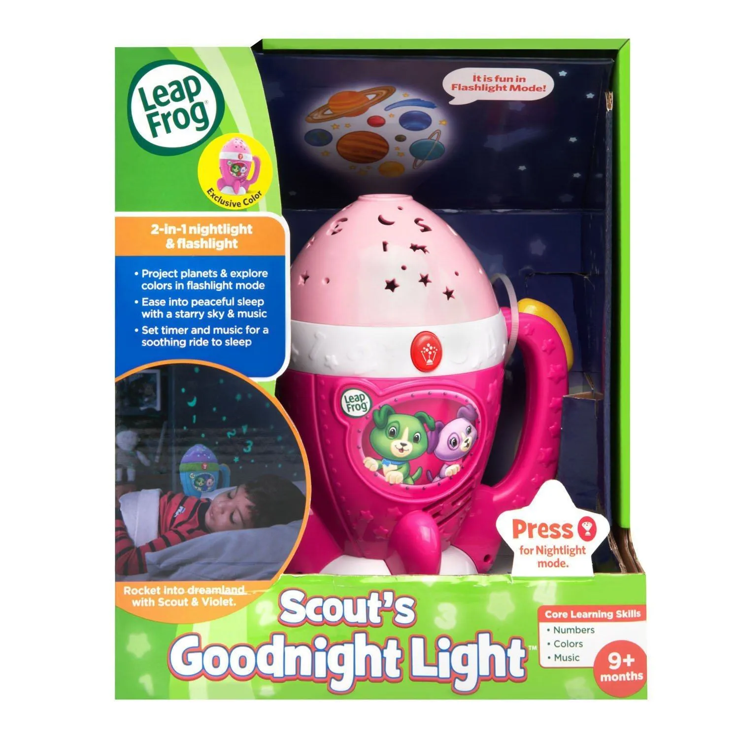 LeapFrog Scout's Goodnight Light, Pink