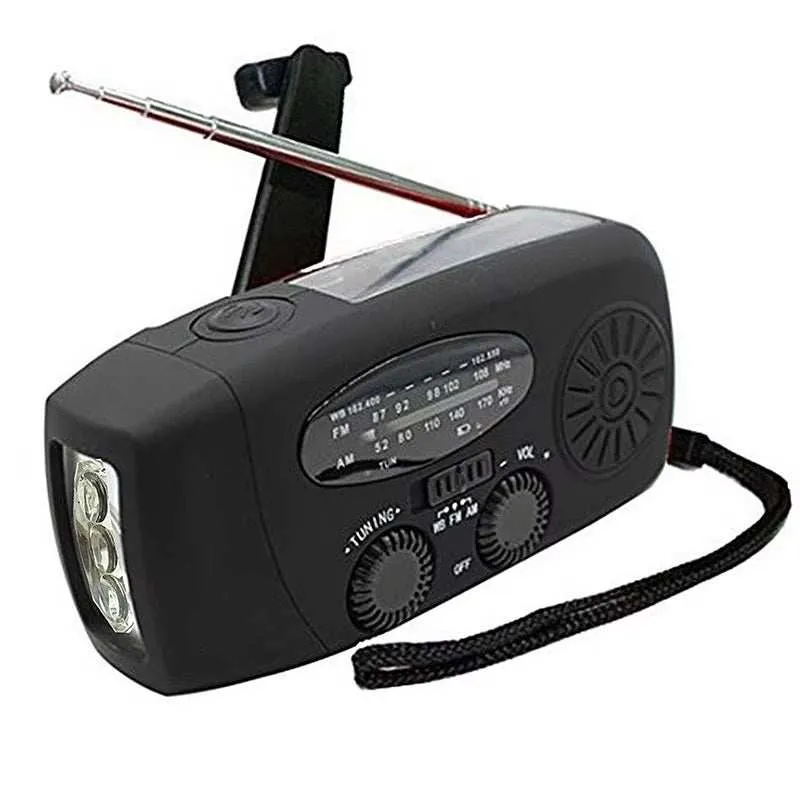 LED Flashlights Hand Crank