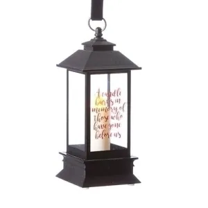 LED Memorial Lantern Ornament  5"
