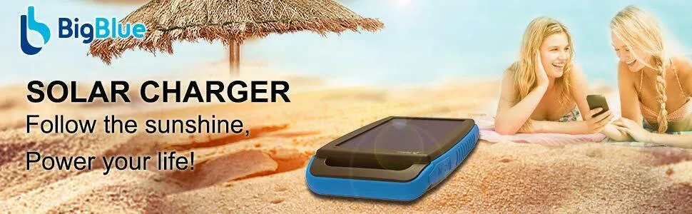 LEDWaterproof Dual USB Ports Emergency Portable Solar Powered Power Bank Charger