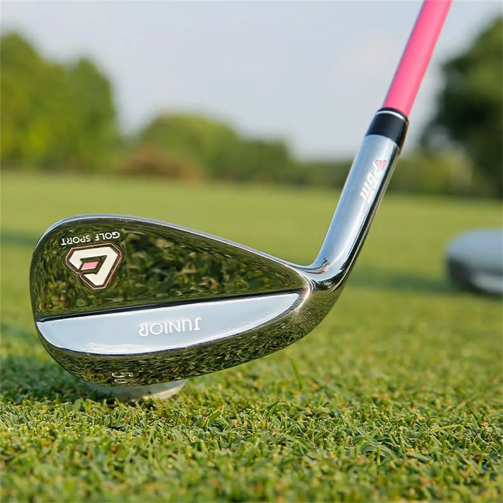 Left Handed Golf Sand Wedge Junior, 3-12 Year Kids Boys Girls Golf Learning Swing, 56 Degree Golf Lob Wedge Sports with Wide Sole
