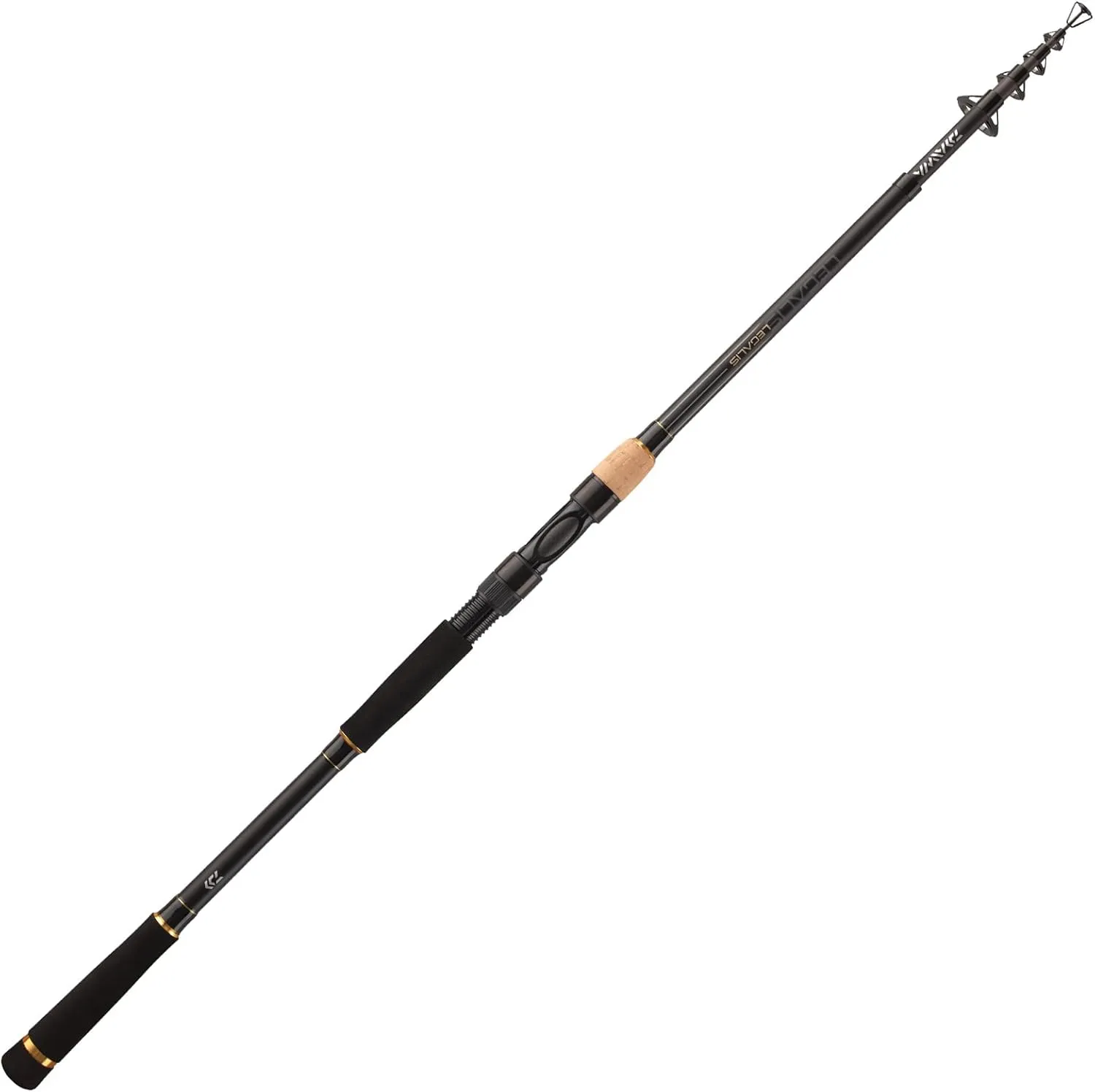 Legalis Tele Allround, 11.81ft, Lureweight 0.35-1.76 Ounce, 6 Sections, Telescopic Fishing Rod