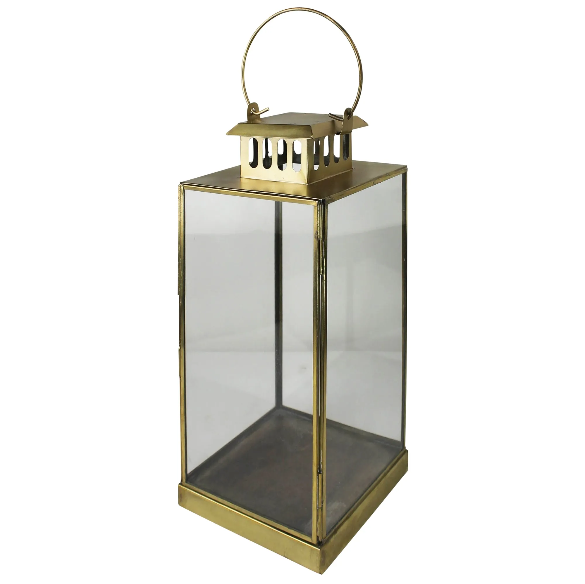 Leon Lantern, Brass - Sm