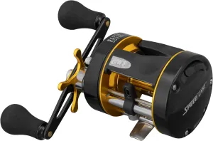 Lew's Speed Cast 5.3:1 Right Hand Casting Reel, Black/Gold
