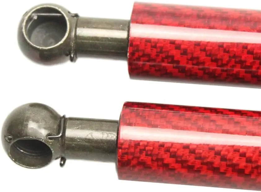 Lift Support Struts for Honda Accord 10th CV1 CV2 CV3 2018 2019 2020 2021 2022 2023 Modify Front Hood Bonnet Gas Spring Shocks Damper Carbon Fiber Prop Rod (Red Carbon Fiber)