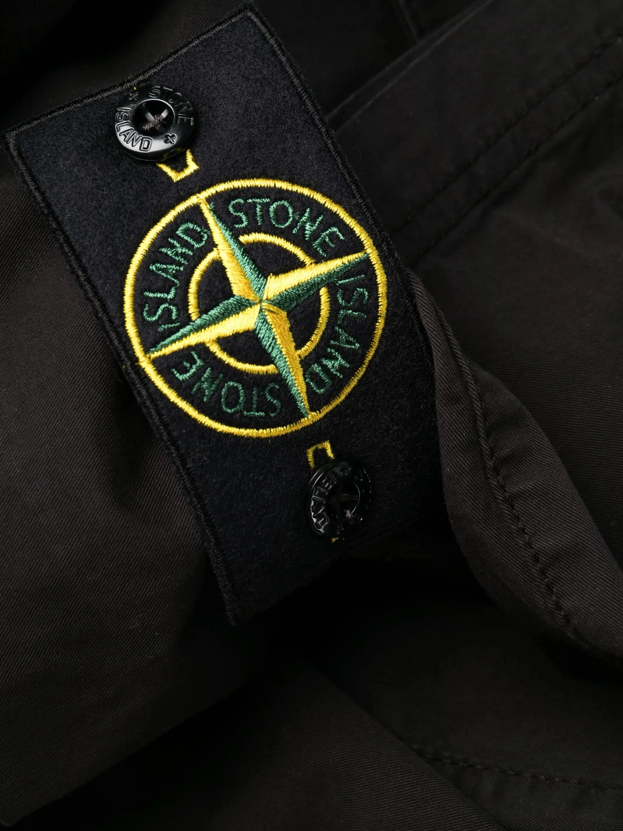 Limited-time offer trousers Compass-patch slim-cut Fully integrated