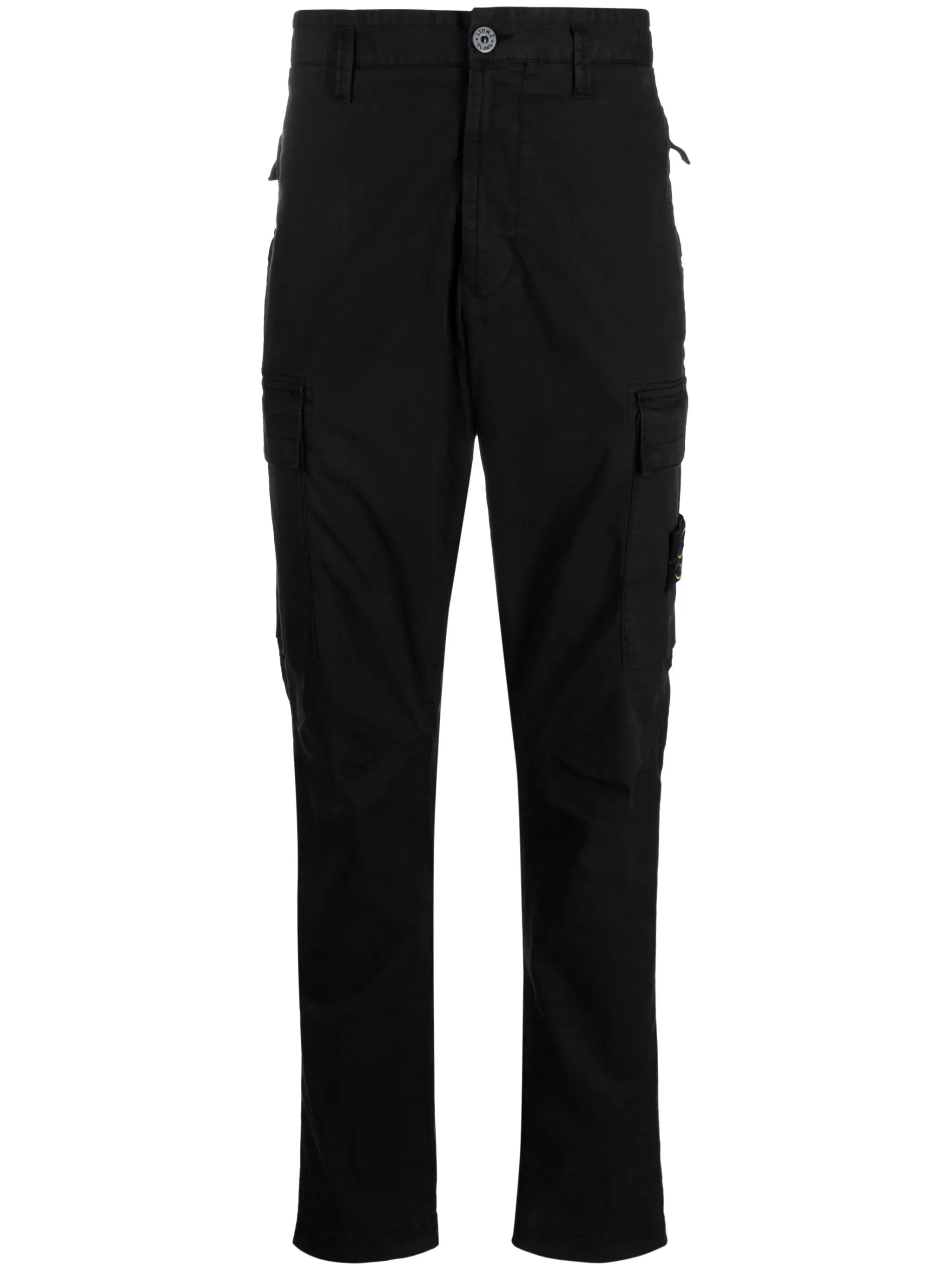 Limited-time offer trousers Compass-patch slim-cut Fully integrated