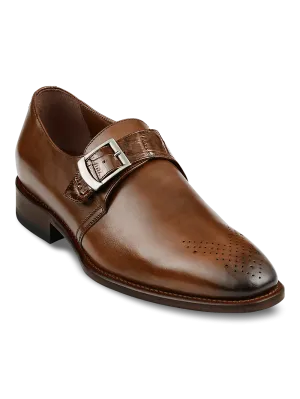 Lucas Monk Strap - Chestnut