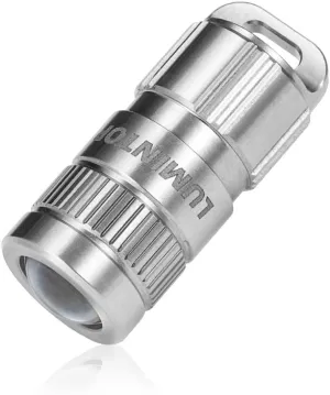 LUMINTOP EDC Pimi 2.0 Thumb-Size Keychain Flashlight 100 Lumens Titanium Alloy Mini Flashlight IPX-8 Waterproof Ultra-Compact EDC Light