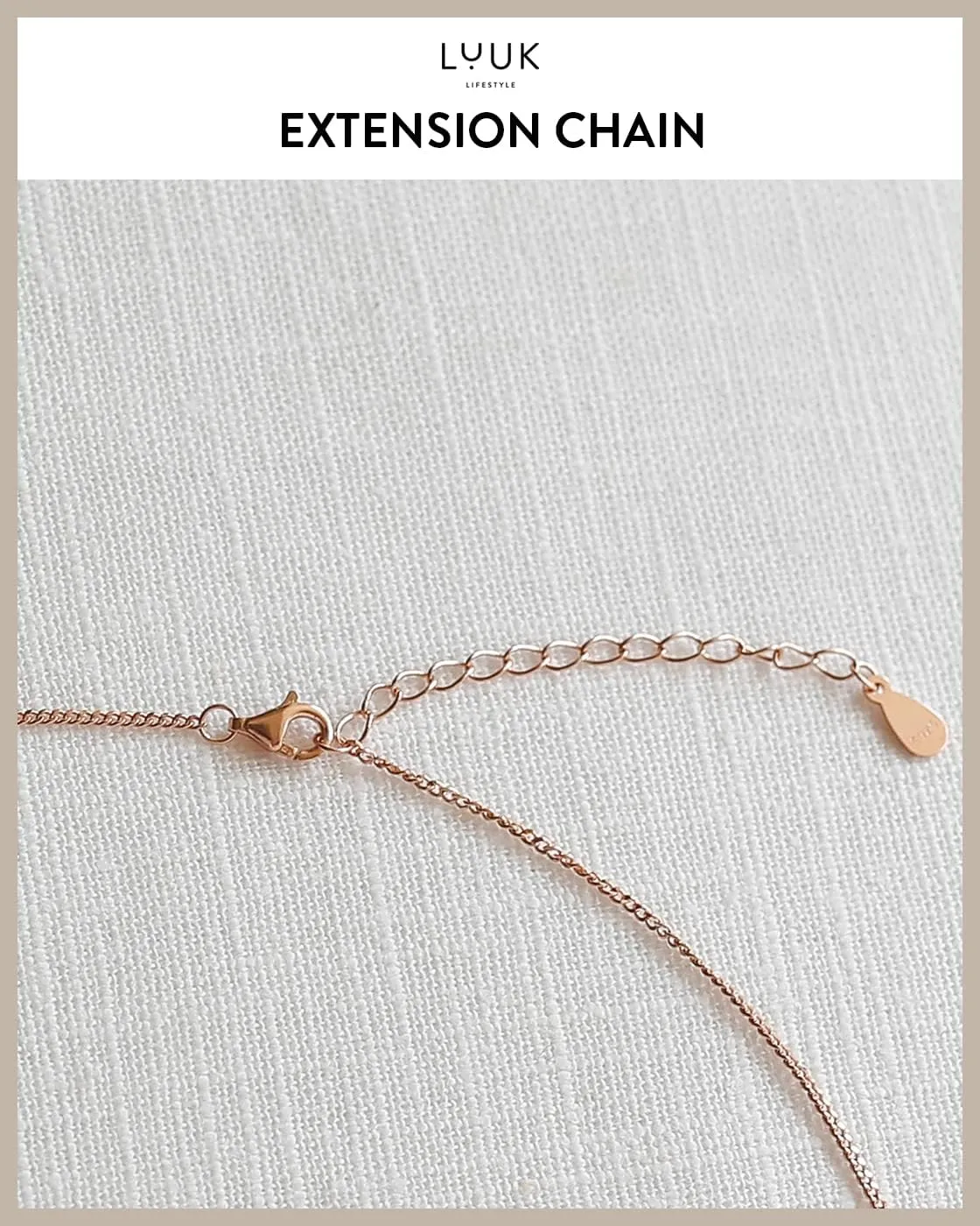 LUUK LIFESTYLE Stainless steel necklace with pendant and HAPPINESS card, 20” adjustable length, lucky charm, friendship chain, Valentine's Day gift, birthday, women's jewelry, silver, gold, rosegold