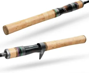 Magic L Ultralight Fishing Rod, 2PCS BFS Casting Rod, Fuji O A Ring Guides, 4-6lb Line Rating, 30T Carbon Fiber Blank, BFS Fishing Rod for Trout, Bluegill, Panfish, 1/32-3/8 oz. Lure Rating