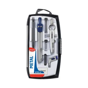 MAPED, Compass - Metal | Set of 8.