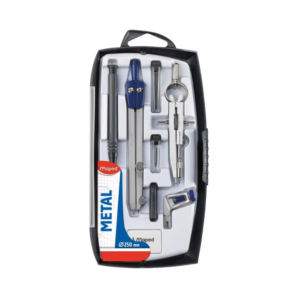 MAPED, Compass - Metal | Set of 8.