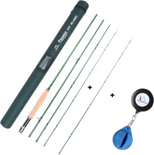 Maxcatch 3-12wt Medium-Fast Action Premier Fly Fishing Rod-IM8 Carbon Blank for High Performance,with AA Cork Grip Hard Chromed Guides
