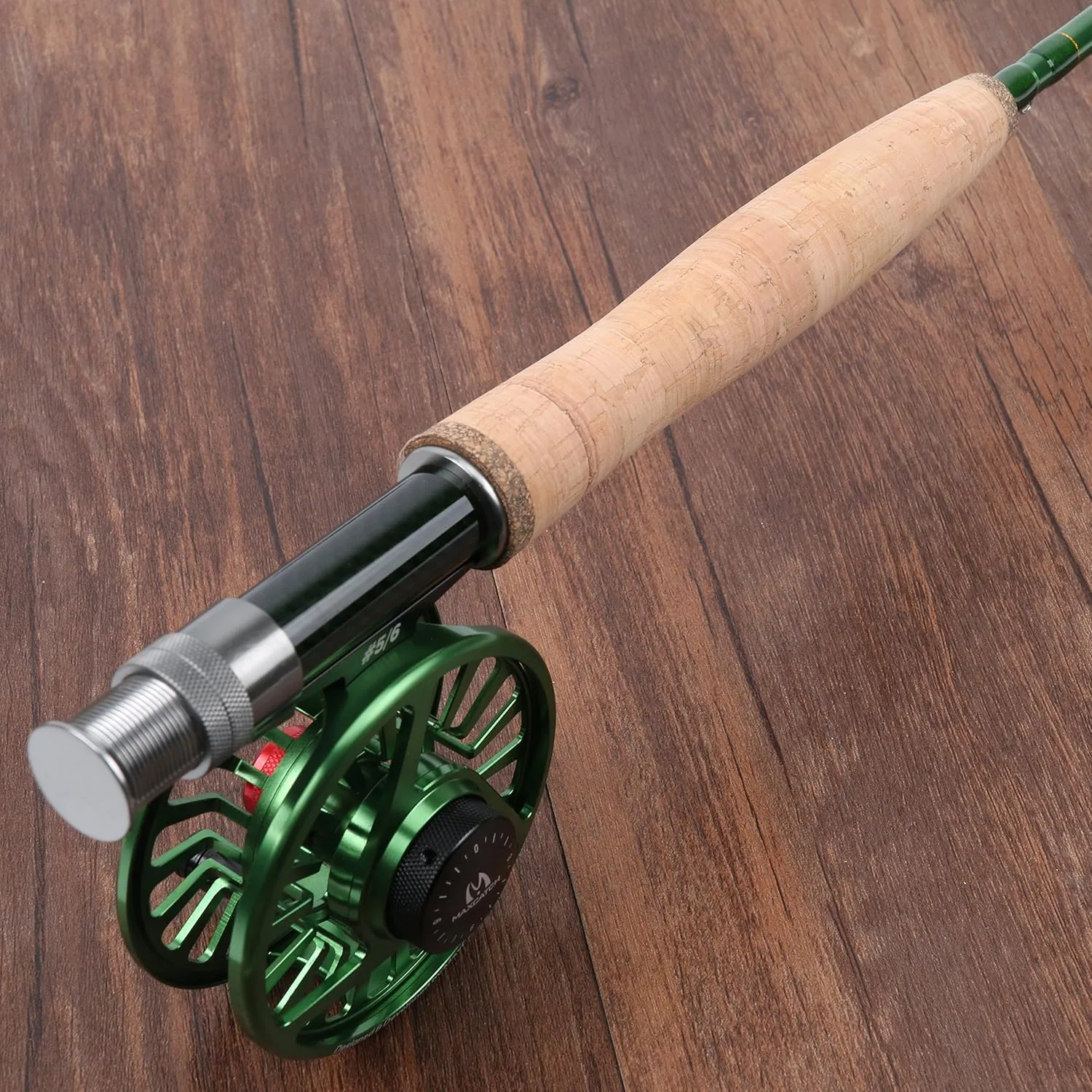 Maxcatch 3-12wt Medium-Fast Action Premier Fly Fishing Rod-IM8 Carbon Blank for High Performance,with AA Cork Grip Hard Chromed Guides