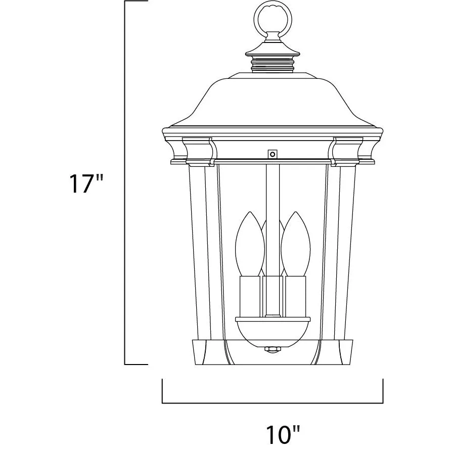 Maxim Lighting DOVER DC 3028CDBZ Exterior Traditional - Bronze