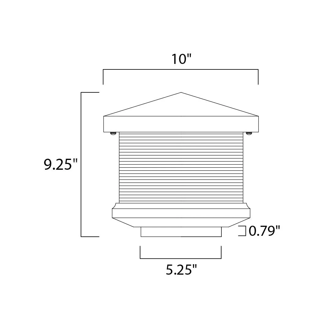 Maxim Lighting TRIUMPH VX LED 55736CLET Exterior Contemporary - Brown