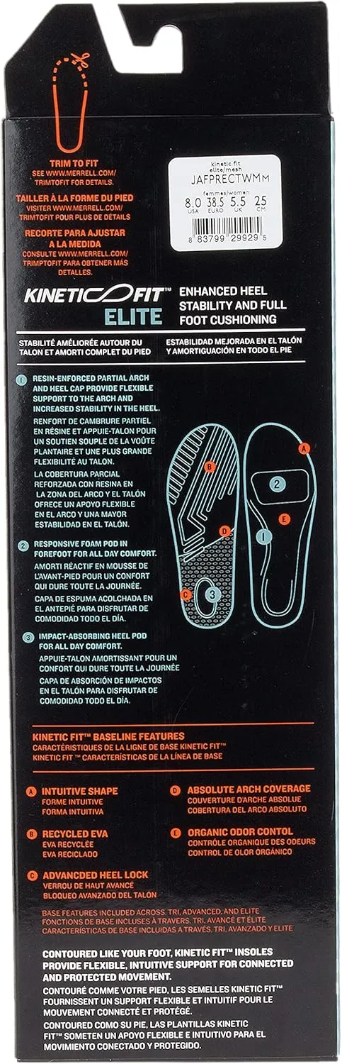 Merrell Elite Kinetic Fit Insoles (Men's US 10)