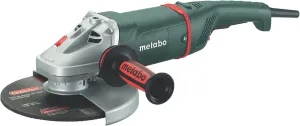 Metabo 9-Inch Angle Grinder, 6,600 RPM, 15 Amp w/Brake, Non-Lock Paddle, Performance Angle Grinders, Electronics, WEPB 24-230 MVT, 606479420, Green